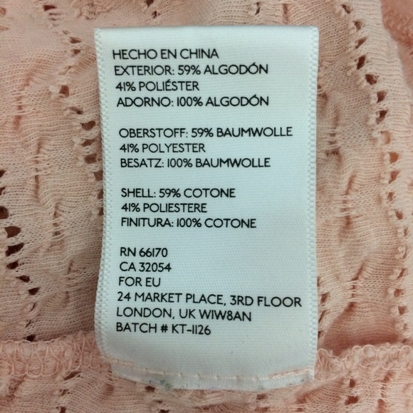 Pins & Needles Womens Medium Peach Scoop Neck Top - Picture 5 of 5